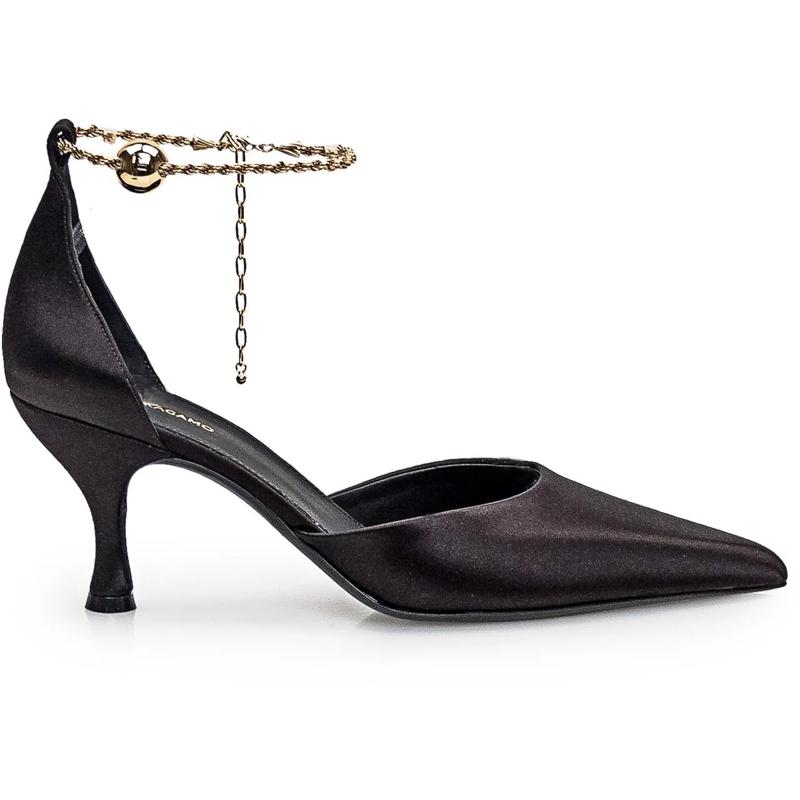 Salvatore Ferragamo Escarpins Decollete con Catena schwarz