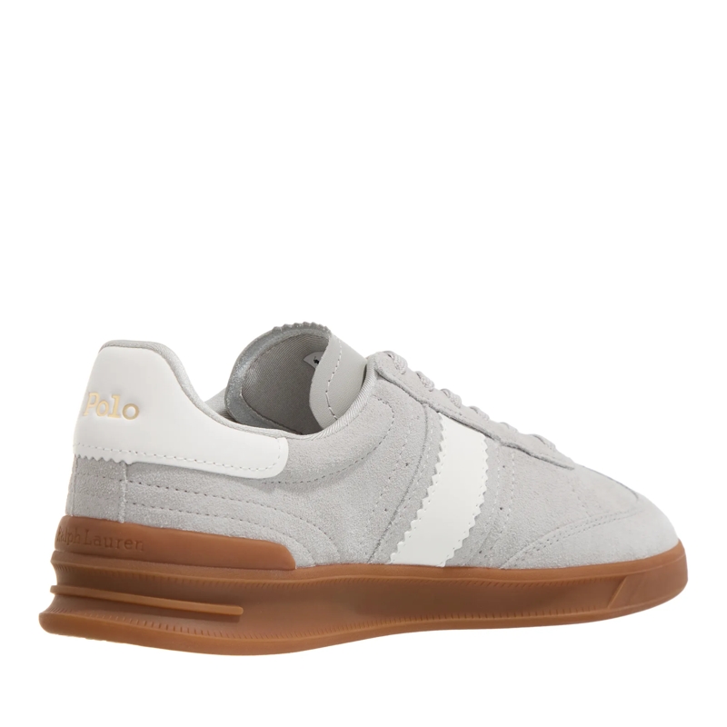 Polo Ralph Lauren Lage-top sneaker Htr Aera-Sneakers-Low Top Lace Taupe Grey/Deckwash White(Image 4)