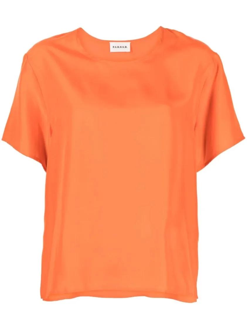 P.A.R.O.S.H. - Sunny Blouse - Größe L - orange