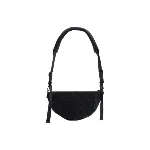 CÃ´te&Ciel Sac à bandoulière Orne Pleated Umhängetasche black black