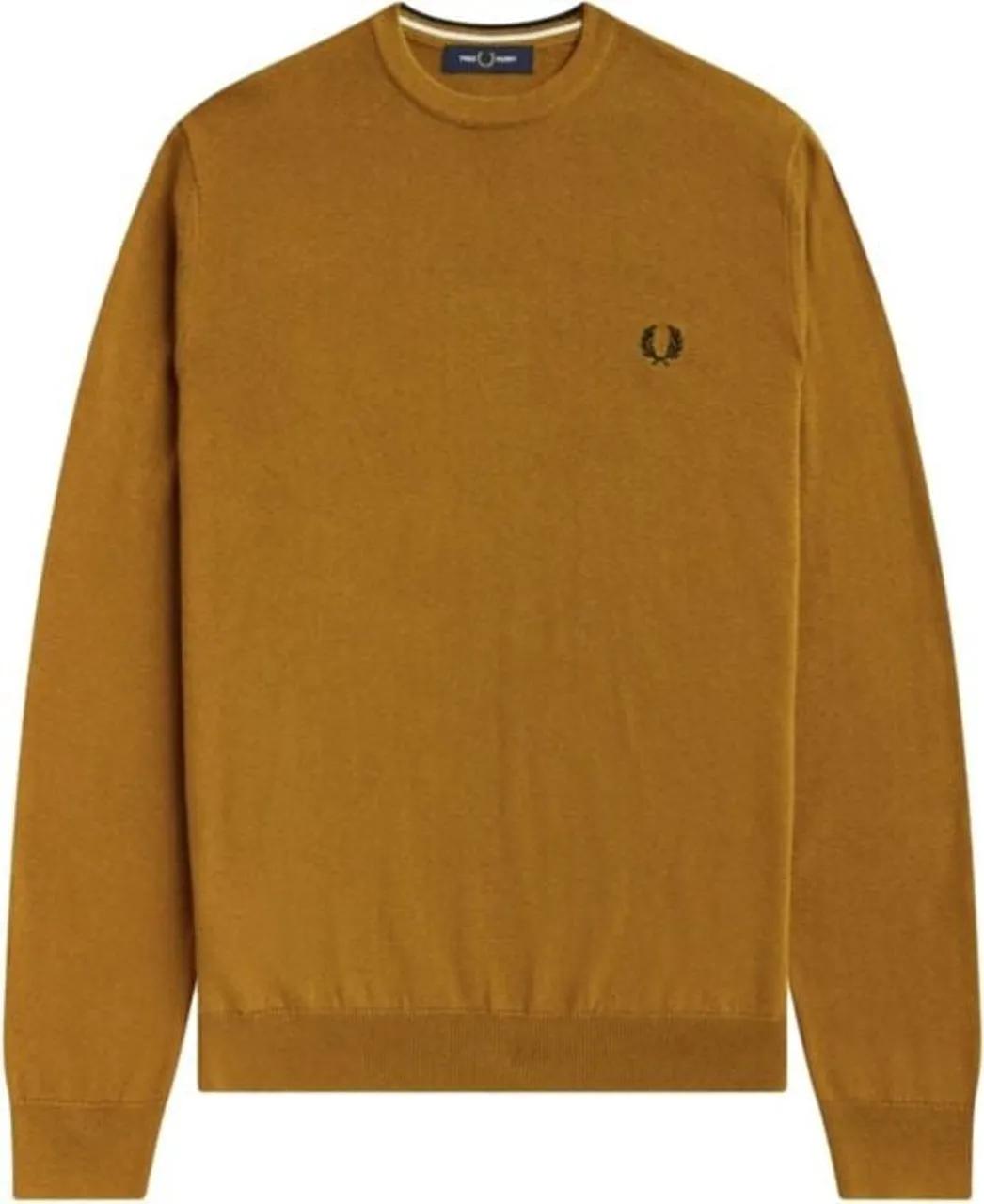 Thumbnail - Fred Perry - Sweaters Dark Camel - Größe S - beige