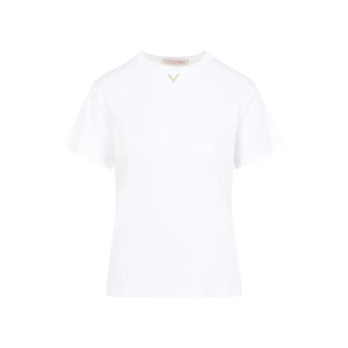 Valentino T-shirts White Cotton T-Shirt White