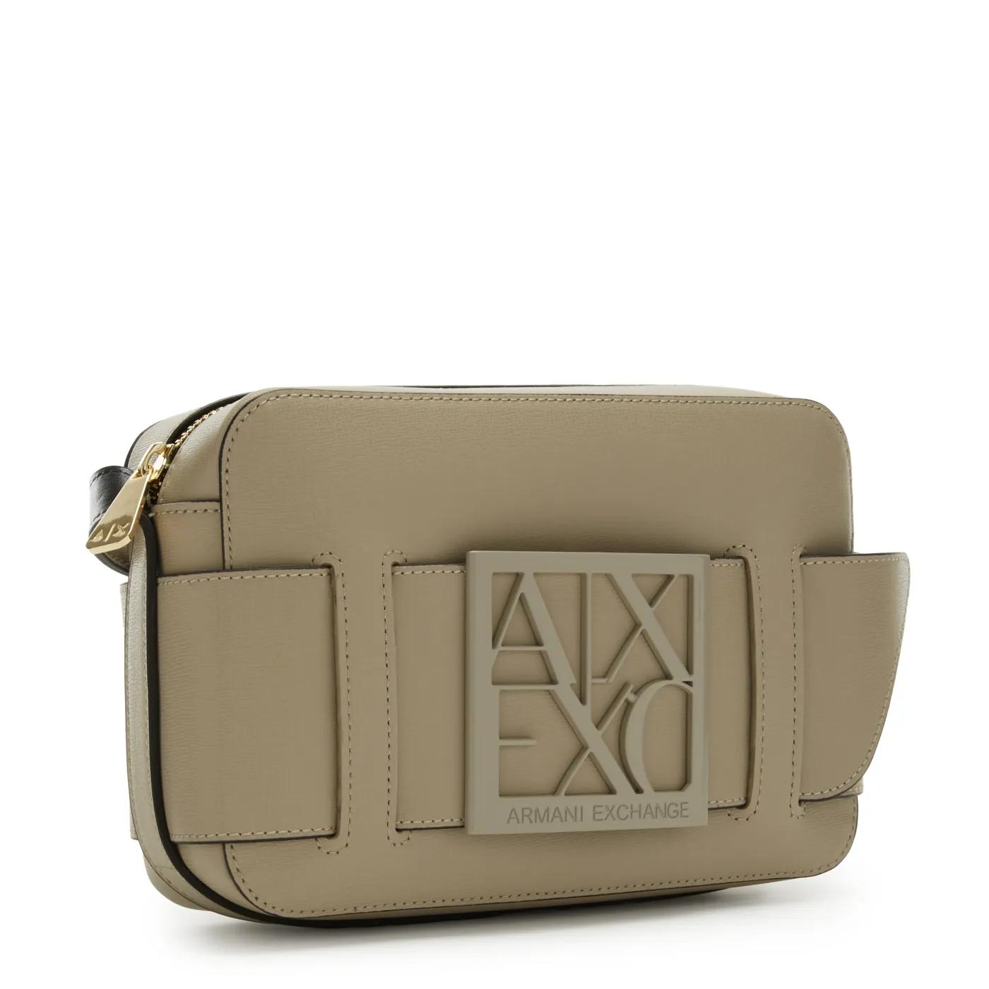 Armani Exchange Cameratas met verstelbare schouderband Beige Dames