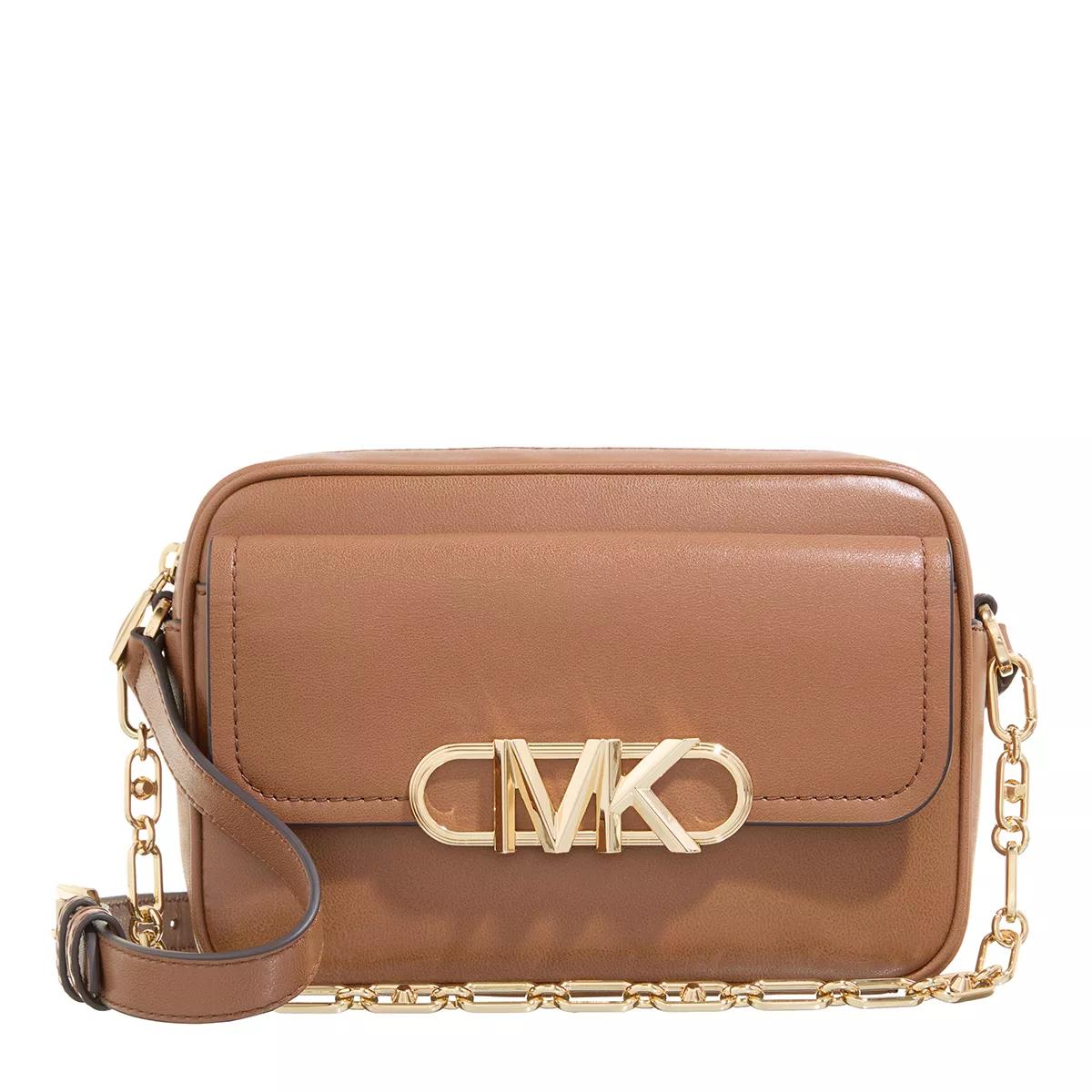 Michael Kors Crossbody Bags - Parker Medium Chain Swag Camera Crossbody - Gr. unisize - in Cognacbraun - für Damen