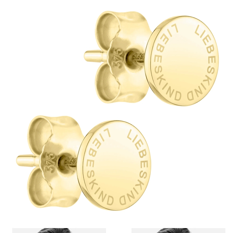 Liebeskind Berlin Ohrstecker 375/ooo Gold Ohrringe rose