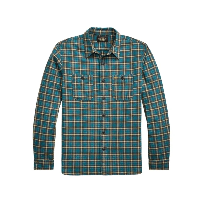 Polo Ralph Lauren Hemd Yarn-Dyed Cotton Twill Plaid Shirt Grey