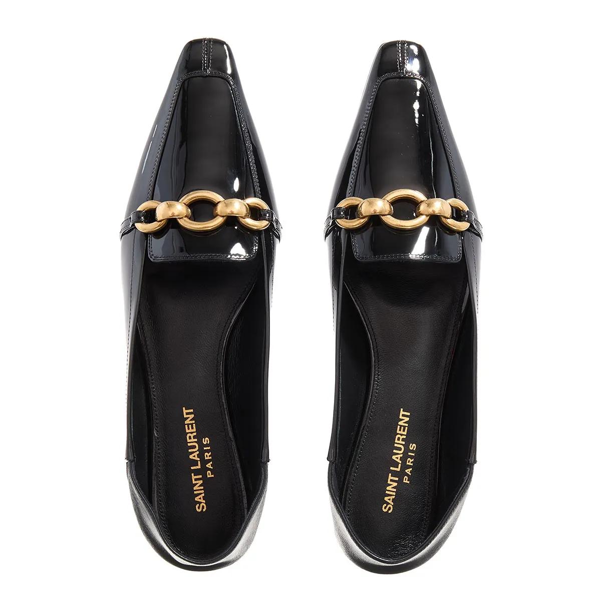 Thumbnail - Saint Laurent Slipper & Pantoletten - LE Maillon Slippers - Gr. 36 (EU) - in Schwarz - für Damen
