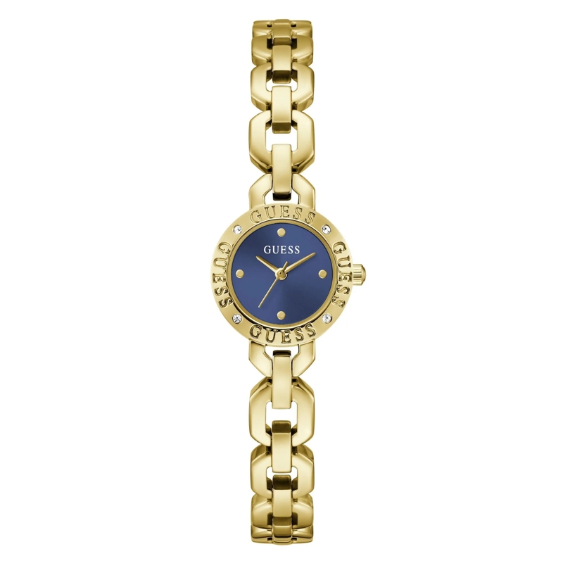 Guess Quarzuhr Quarz-Analoguhr Siren blau