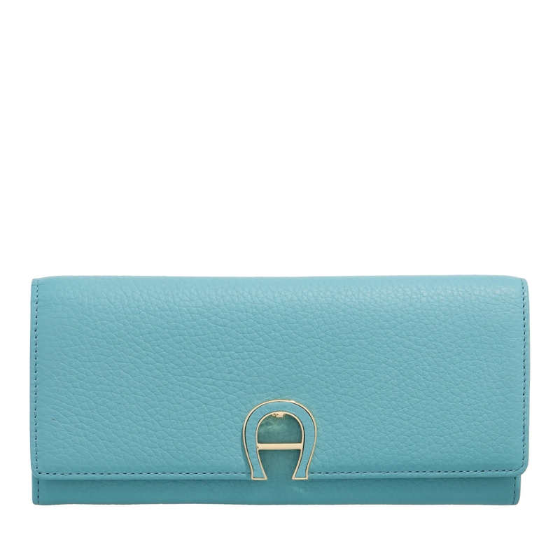 AIGNER Kontinentalgeldbörse Fashion Aquamarine Blue