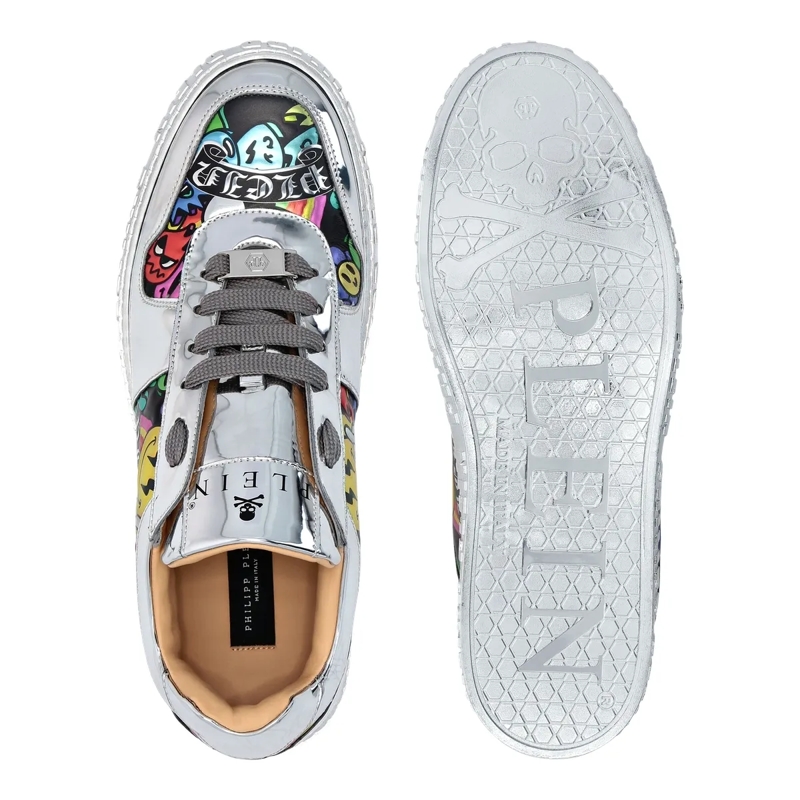 Philipp Plein Low-Top-Sneaker Sneaker Smile silber(Image 3)