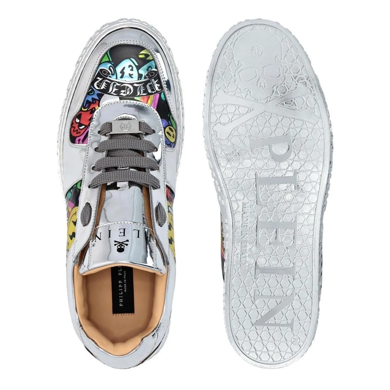 Philipp Plein Low-Top-Sneaker Sneaker Smile silber(Image 3)