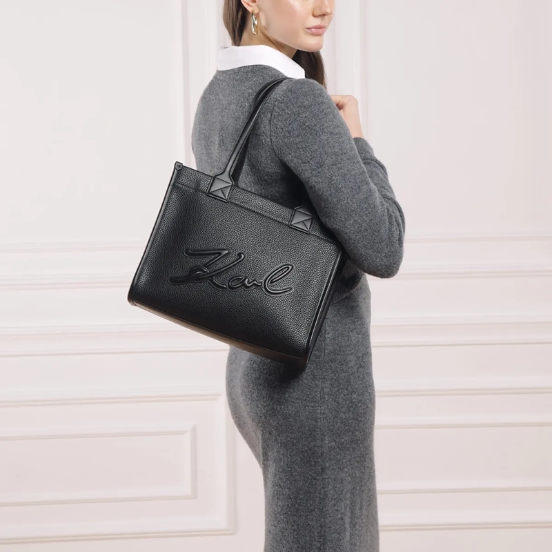 Karl Lagerfeld Shopper K/Skuare Md Tote Grainy Black(Image 2)