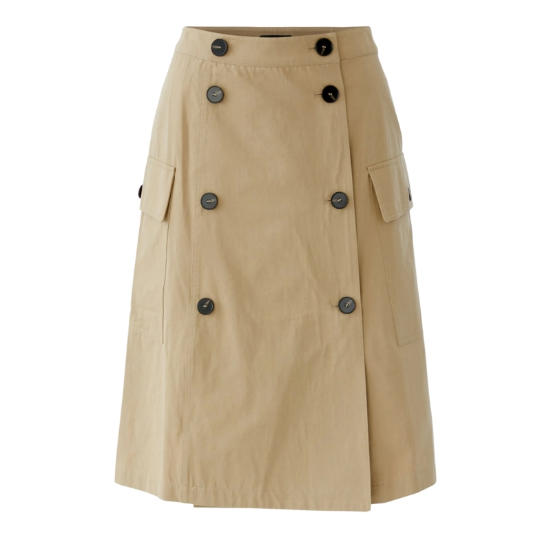 Oui Midirock Wickelrock braun