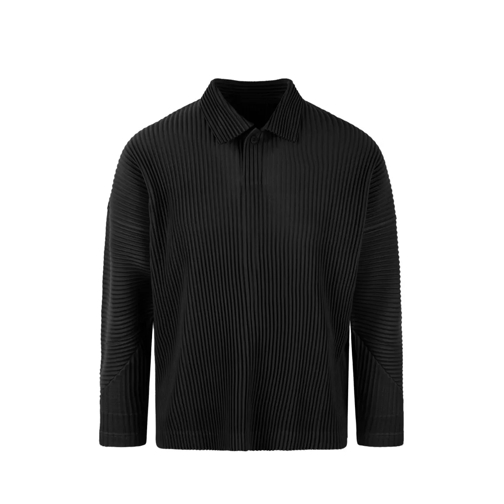 ISSEY MIYAKE PLEATS PLEASE Polo shirt October Polo Black