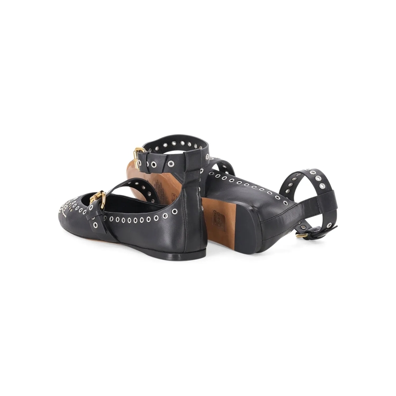 Isabel Marant Schnürschuhe Ballerinas Ylza schwarz(Image 3)
