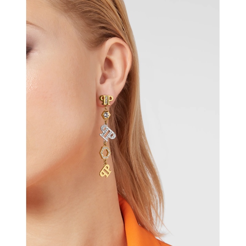 Philipp Plein Ohrhänger Ohrringe Pp Elements gold(Image 4)