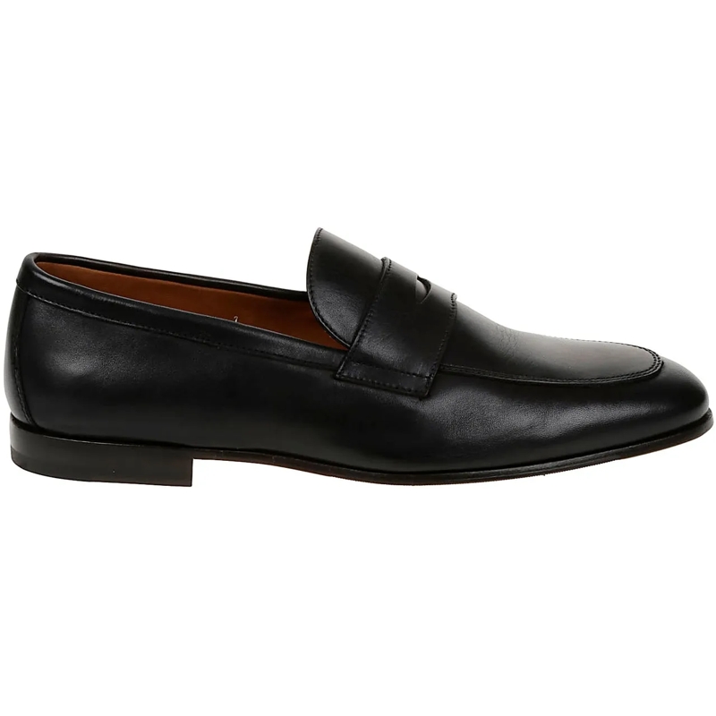 Doucal's Claquettes Flat Shoes Black schwarz