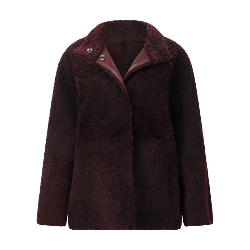 Werner Christ Jacke Wendejacke Grace aus Leder rot(Image 3)