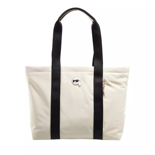 Karl Lagerfeld Ikonik 2.0 Nylon Zip Tote Almond Shopping Bag