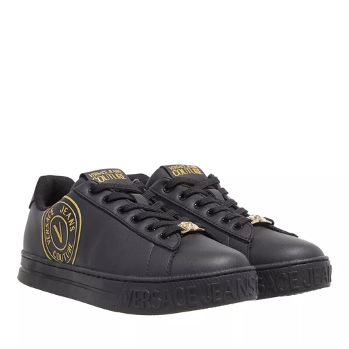 Versace Jeans Couture Shoes Black + Gold lage-top sneaker