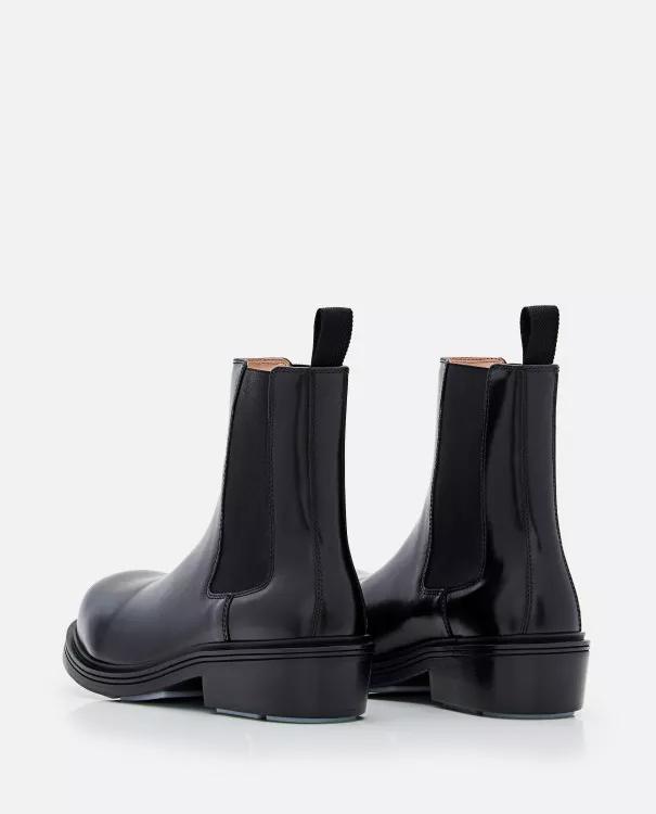 Thumbnail - Bottega Veneta Stiefel - POLISHED LEATHER ANKLE BOOT - Gr. 45 (EU) - in Schwarz - für Damen