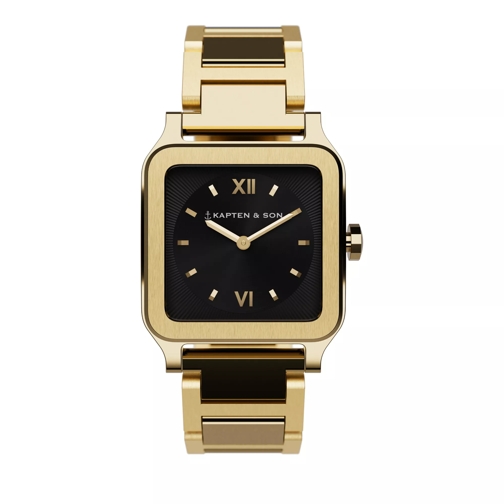 Kapten & Son Tresor Bold Steel gold Quartz Horloge