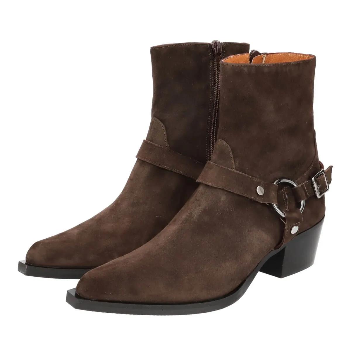 Thea Mika Boots & Stiefeletten - Cowboy Boots - Gr. 38 (EU) - in Braun - für Damen