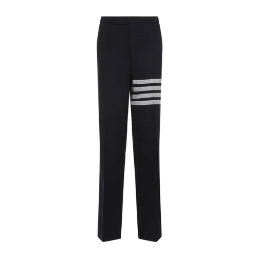 Thom Browne Low Rise Drop Crotch Backstrap Trousers Black 