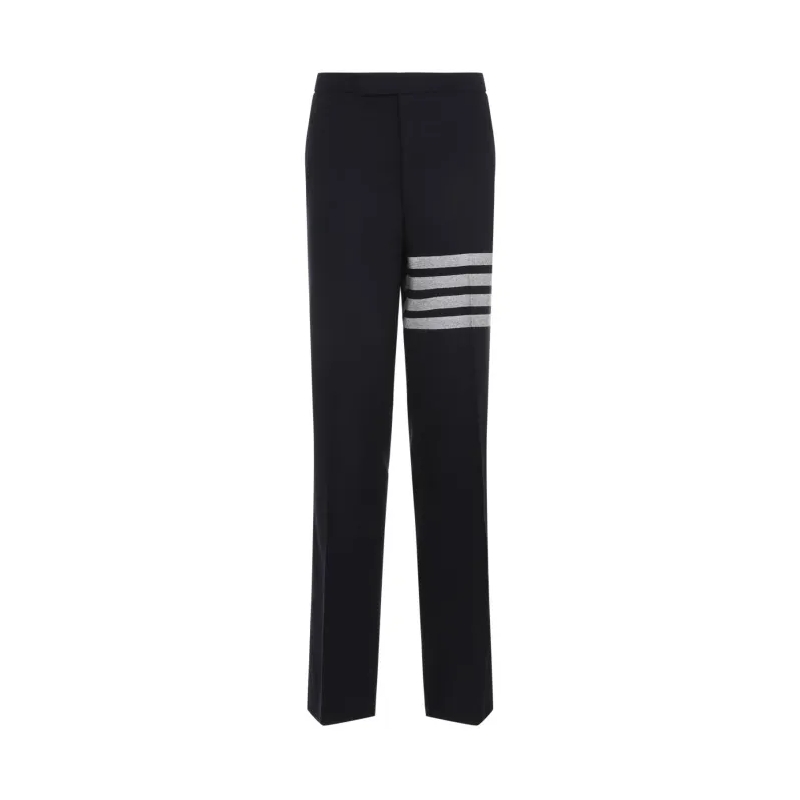 Thom Browne  Low Rise Drop Crotch Backstrap Trousers Black