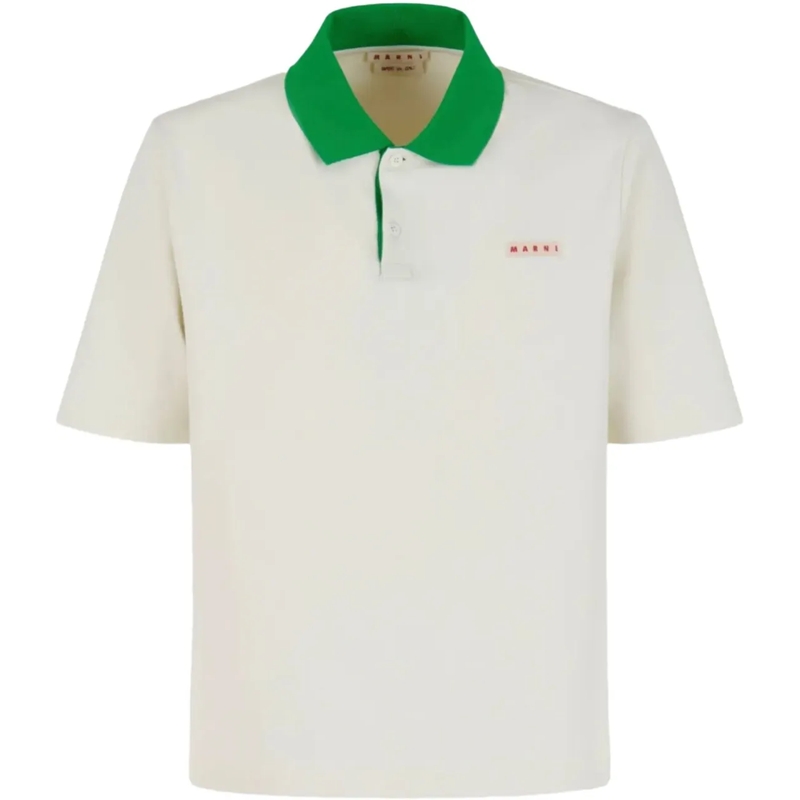 Marni T-Shirt Polo Neck Beige beige