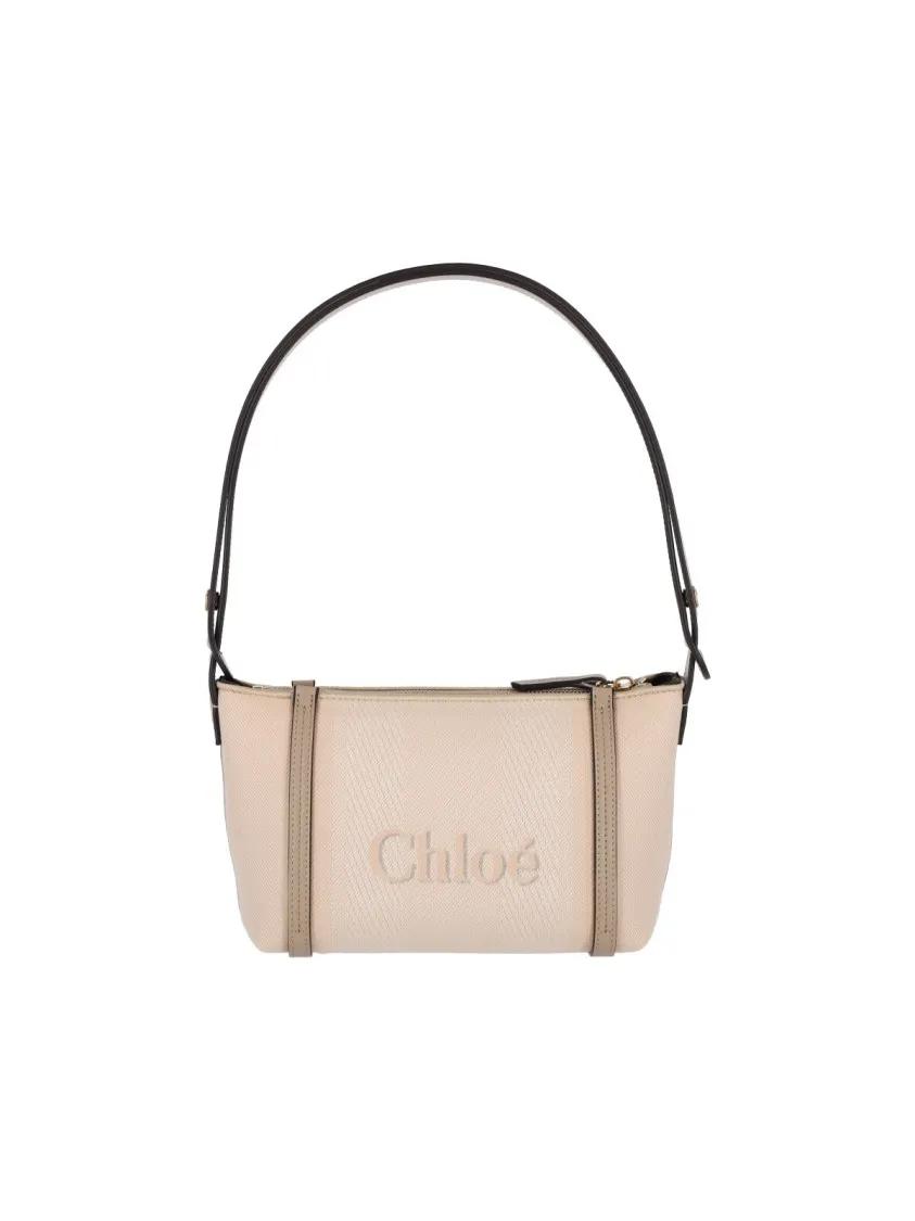 Chloé Hobo bags "Carry" Shoulder Bag Beige in beige