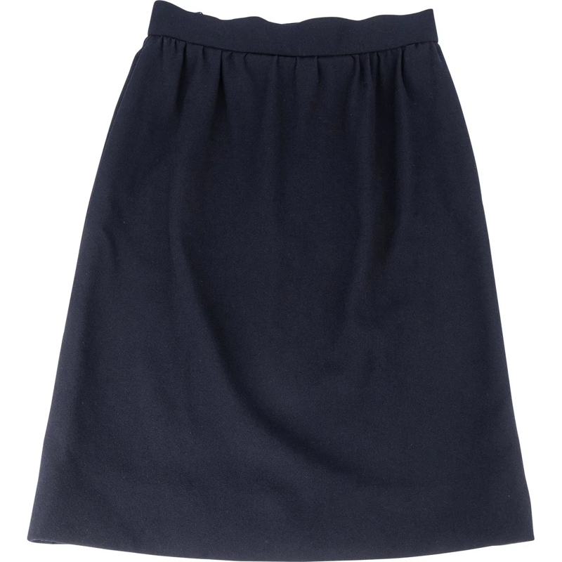 Chanel Midirock Chanel Classic Bleu Skirt (FR 38 / D 36) blau