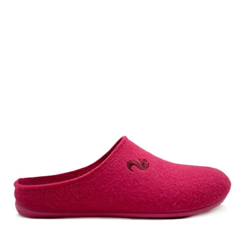 thies Hausschuh thies 1856 ® Recycled PET Slipper vegan raspberry  mehrfarbig