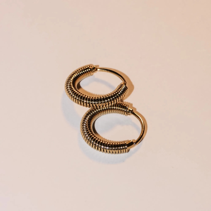 Liebeskind Berlin Ohrstecker Edelstahl Twist gold(Image 6)