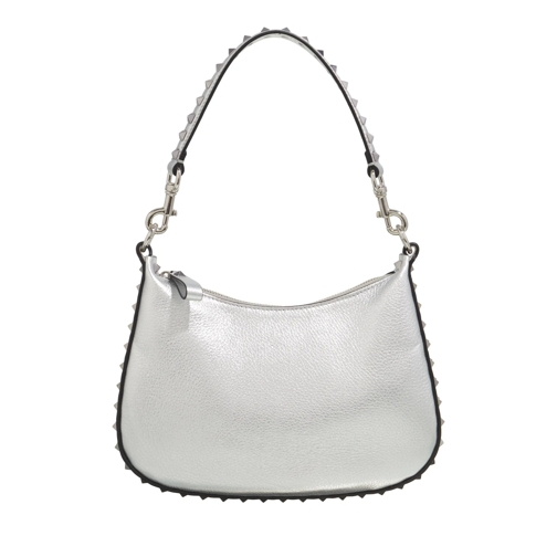 Valentino Garavani Schultertasche Small Hobo Bag Silver