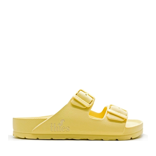 thies Sandaal thies 1856 ® Ecofoam Sandal vegan lemon sorbet mehrfarbig