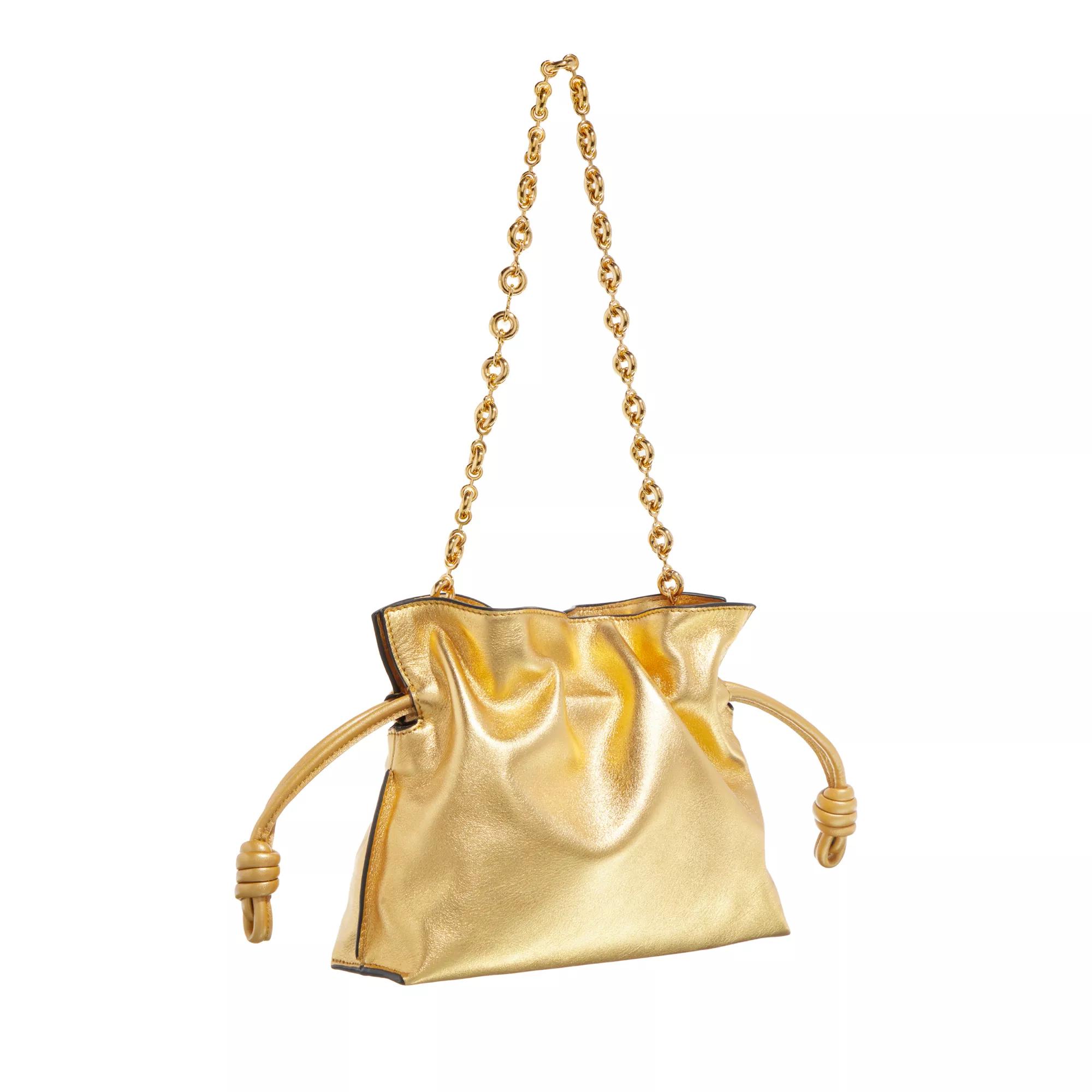 Loewe Kleine handtassen - Clutch Mini in goud