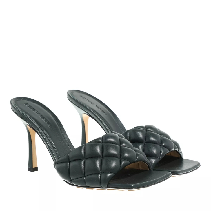 Bottega Veneta Quilted Mules Leather Inkwell Mule