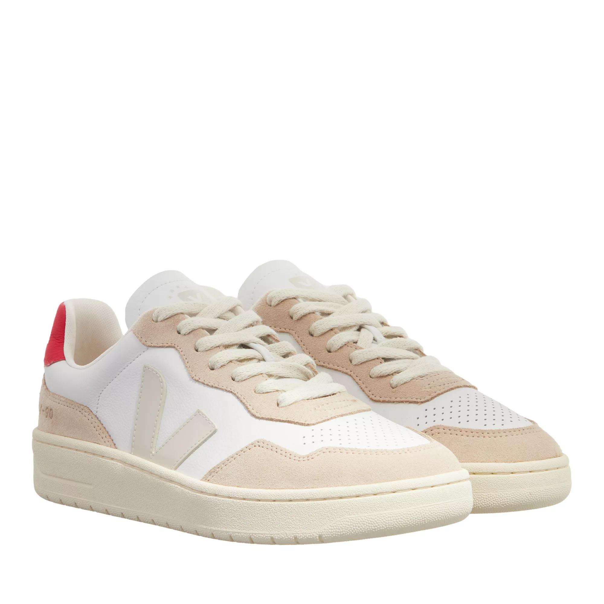 Veja Sneakers - V-90 O.T. Leather - Gr. 37 (EU) - in Beige - für Damen