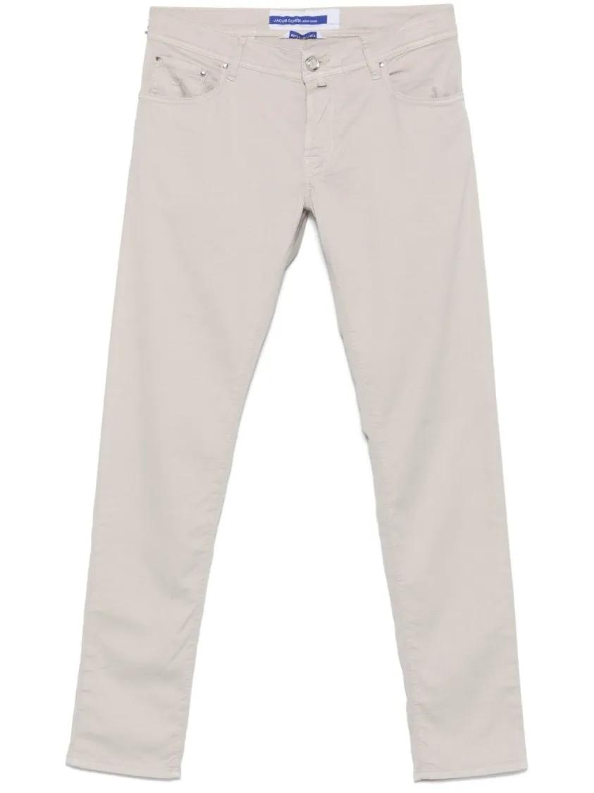 Thumbnail - Jacob Cohen - Slim-Fit Grey Denim Jeans With Classic Five-Pocket - Größe 30 - grau