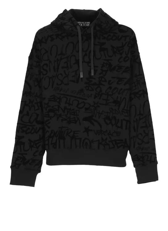 Versace Jeans Couture - Graffiti Hoodie - Größe L - black