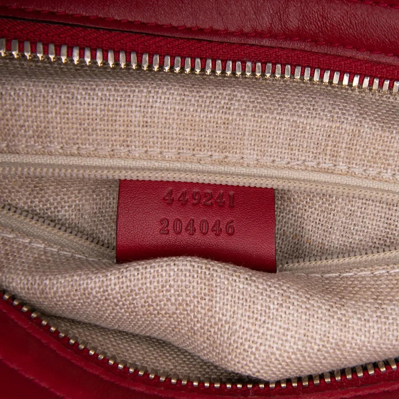 Thumbnail - Gucci Hobo Bags - Small Microguccissima Bree Satchel - Gr. unisize - in Rot - für Damen