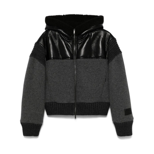 Iceberg Jas in omgekeerd lam Fur Jacket Black