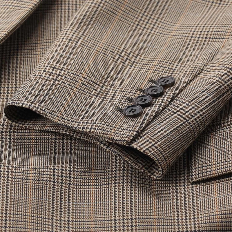 Saint Laurent Blazer Blazer aus Wolle braun(Image 4)