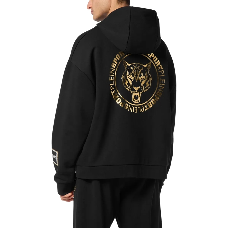 Plein Sport Top Hoodie schwarz(Image 2)