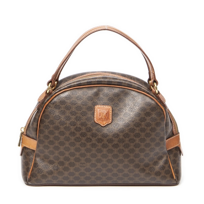 Celine Crossbody Bag Dome Top Handle braun