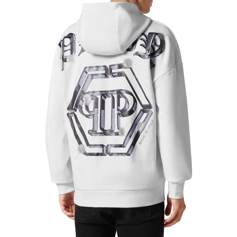 Philipp Plein Top Hoodie weiss(Image 2)