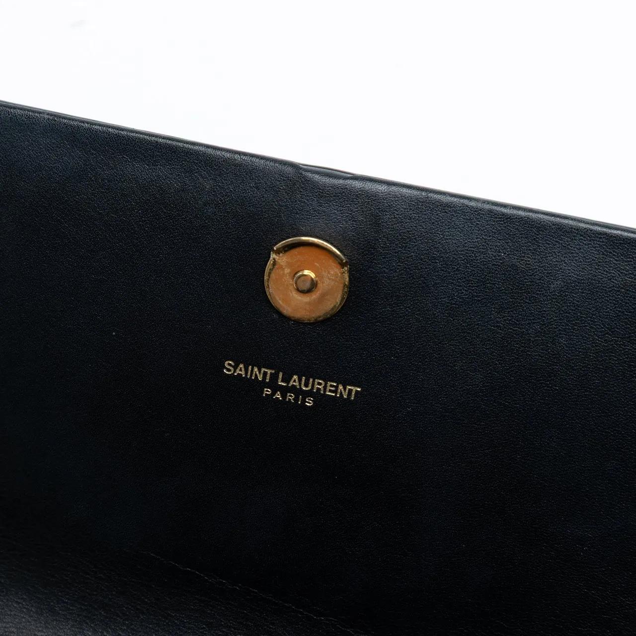 Thumbnail - Saint Laurent Hobo Bags - Small Leather Monogram Kate Tassel Crossbody - Gr. unisize - in Schwarz - für Damen