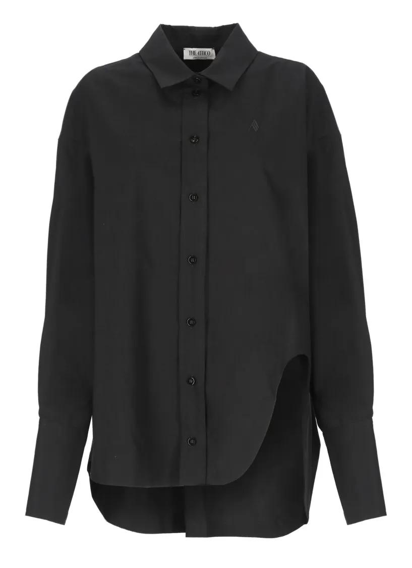 The Attico - Diana Oversize Shirt - Größe 38 - schwarz