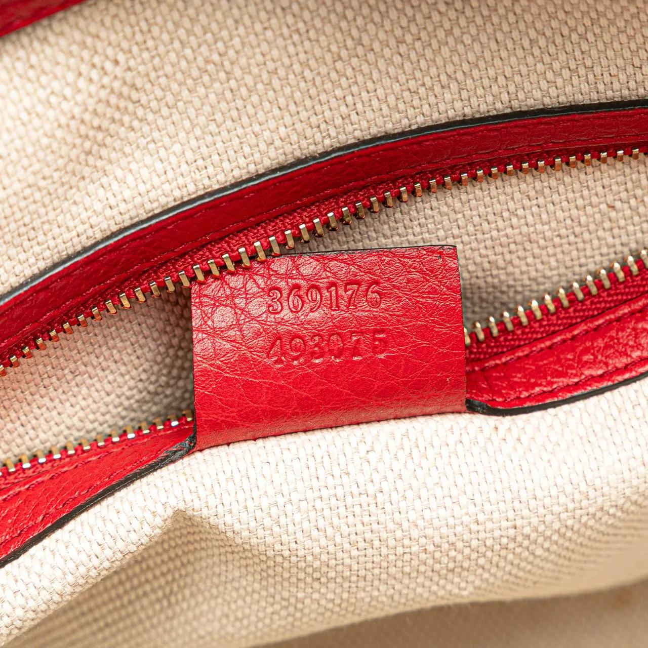 Thumbnail - Gucci Hobo Bags - Small Leather Soho Cellarius Satchel - Gr. unisize - in Rot - für Damen